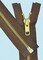 YKK 12" Medium Weight Jacket Zipper YKK #5 Brass ~ Separating ~ 568 Lite Brown (1 Zipper/Pack)
